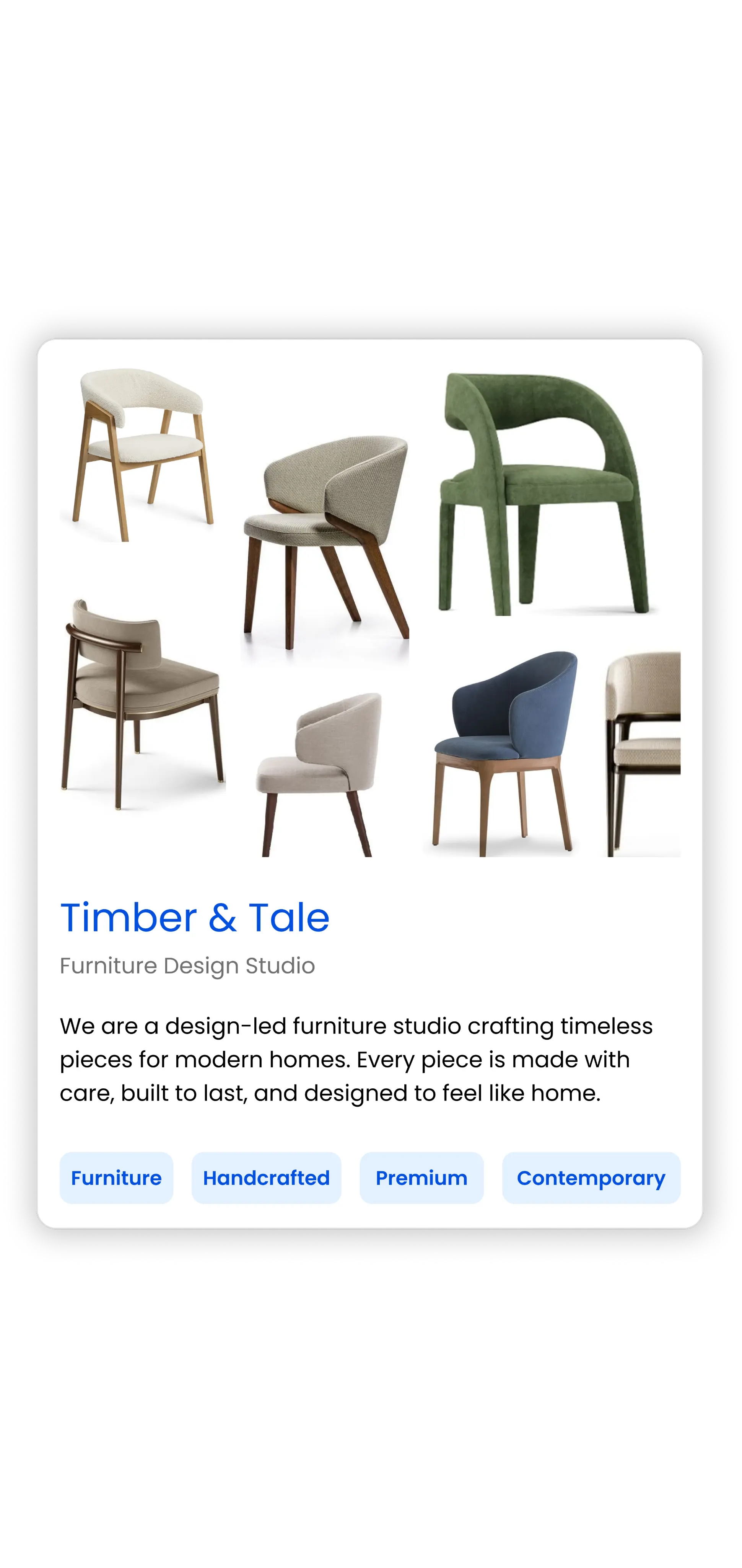 Archinza Business Profile Example